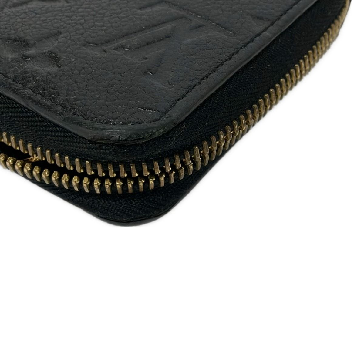 Louis Vuitton Wallet Monogram Empreinte Zippy Noir Leather — view 7