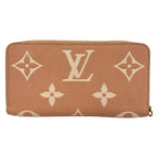 Louis Vuitton Wallet Bicolor Monogram Empreinte Zippy Rose Trianon Cream Leather — view 2