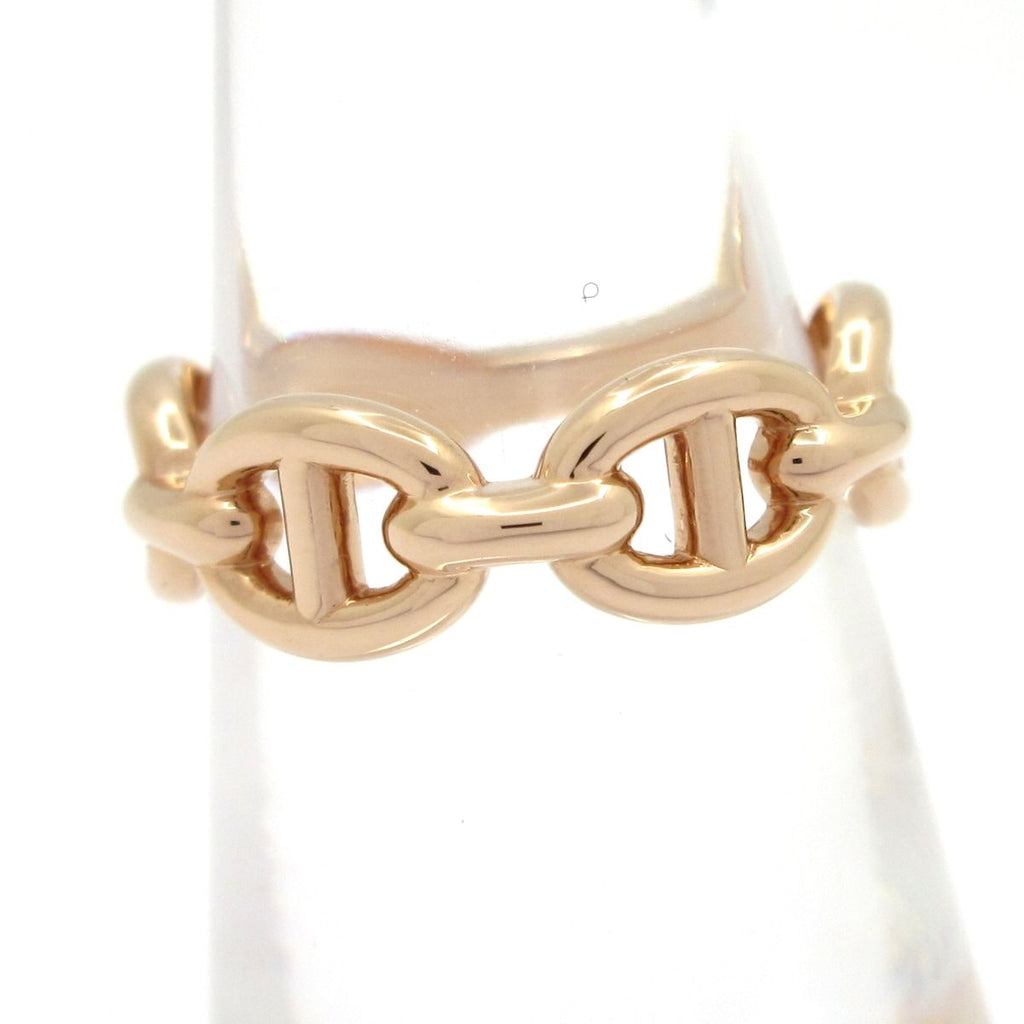 Hermes Ring 47 Chaine D'ancre Enchainee PM 18k Pink Gold — view 2