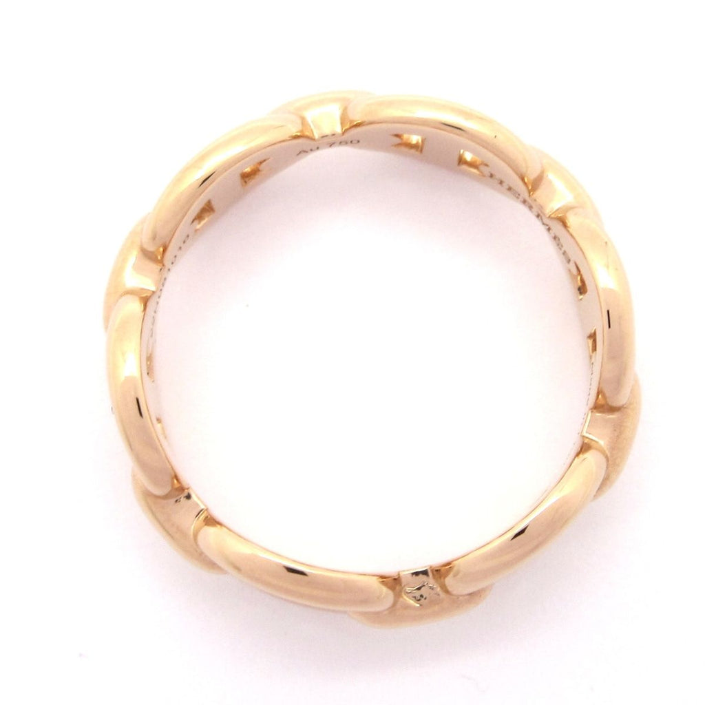 Hermes Ring 47 Chaine D'ancre Enchainee PM 18k Pink Gold — view 4