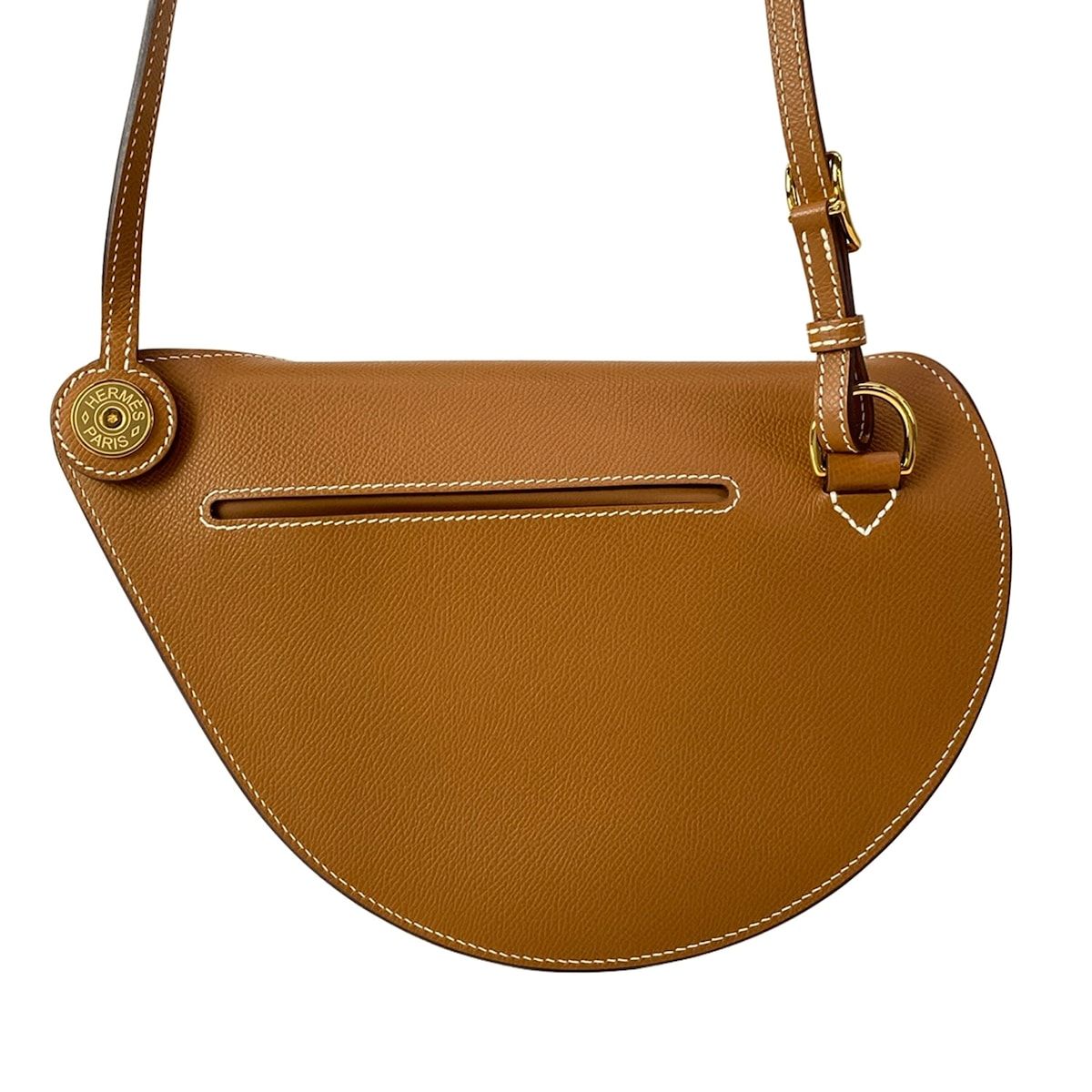 Hermes Shoulder Bag Petite Course Gold — view 3