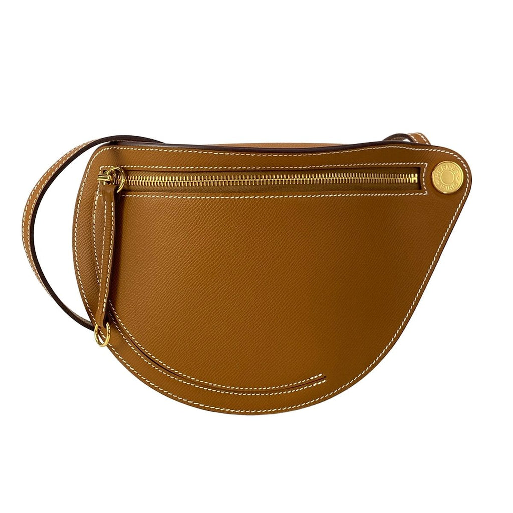 Hermes Shoulder Bag Petite Course Gold