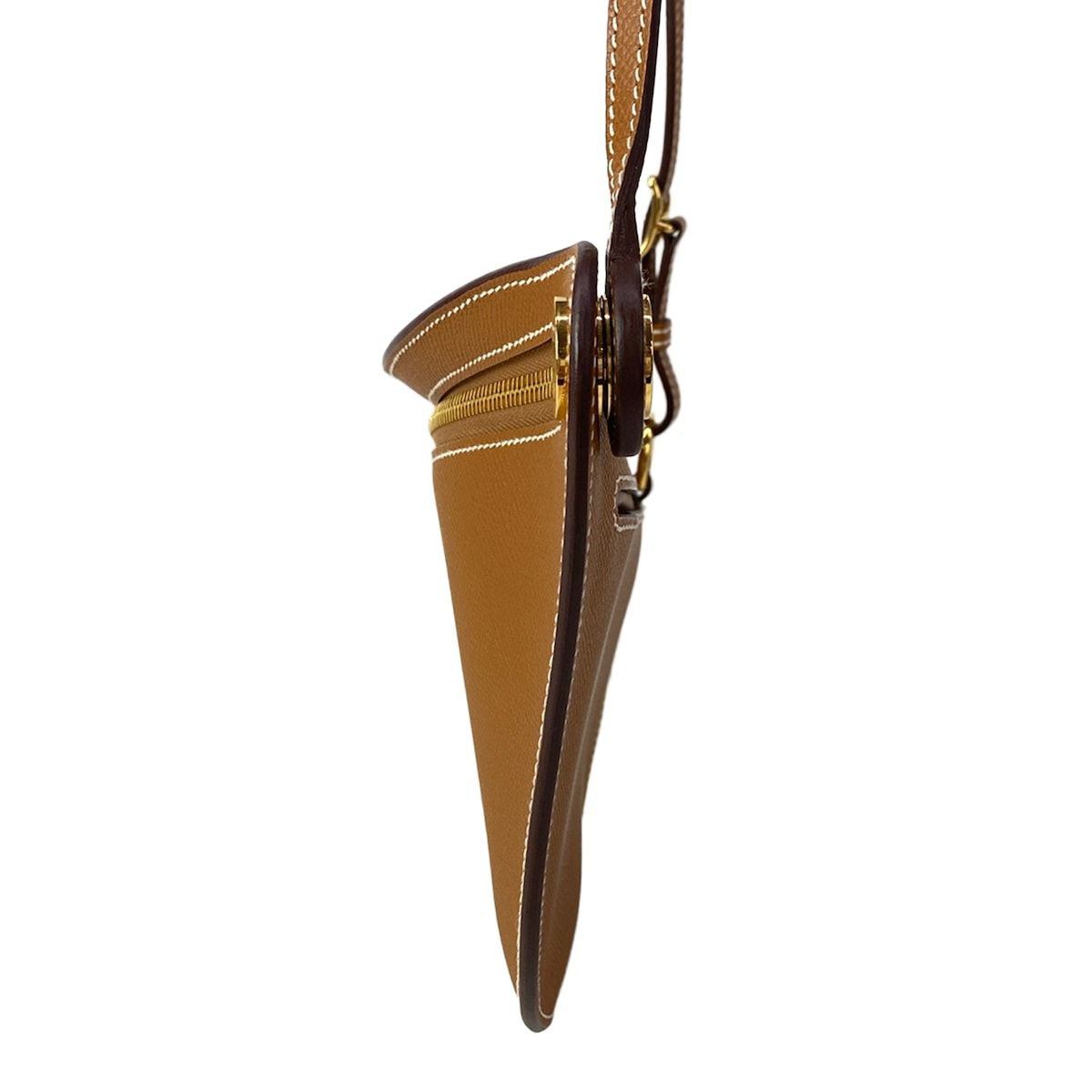 Hermes Shoulder Bag Petite Course Gold — view 4