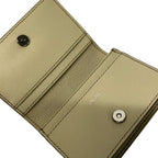 Dior Business Card Case Greige Leather — view 3