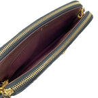 Chanel Wallet Black Chain Vintage Gold Shoulder Bag — view 3
