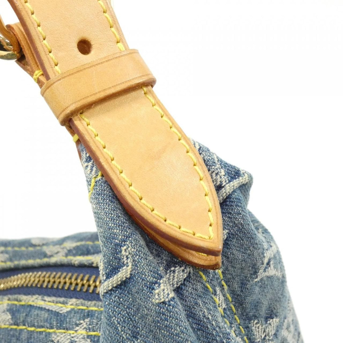 Louis Vuitton Monogram Denim Baggy PM Shoulder Bag — view 8
