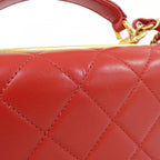 Chanel Shoulder Bag Red — view 4