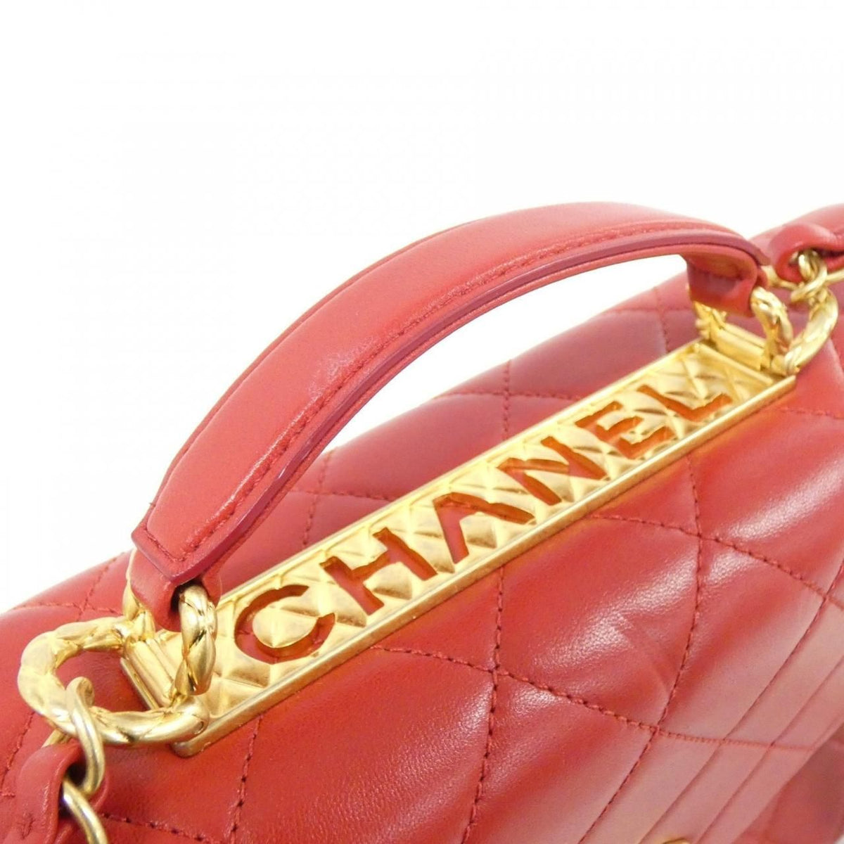 Chanel Shoulder Bag Red — view 6