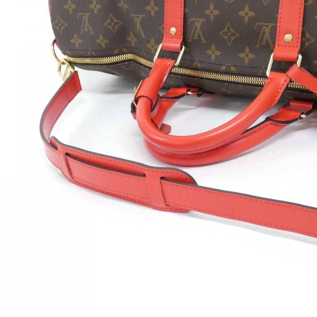 Louis Vuitton Monogram Keepall Bandouliere 50 Boston Bag — view 8