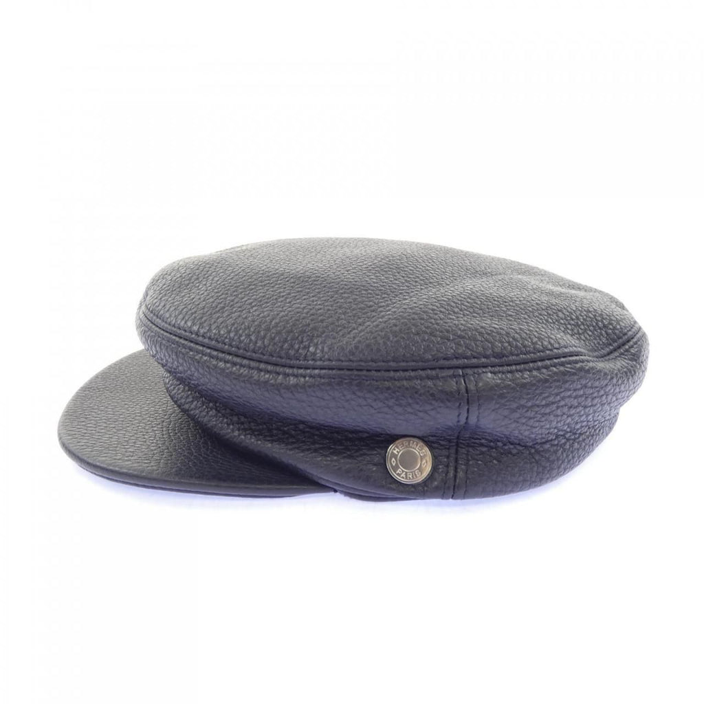 Hermes Cap Hat Navy — view 4