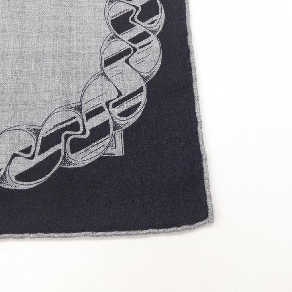 Hermes Metallic Meta lique Carre 100 Shawl Scarf — view 2