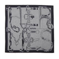 Hermes Metallic Meta lique Carre 100 Shawl Scarf