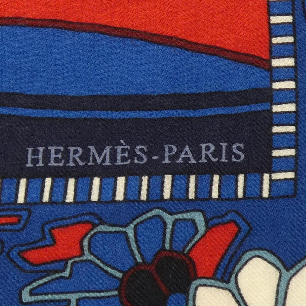 Hermes Paisley From Carre Geant 140 Shawl Scarf — view 4