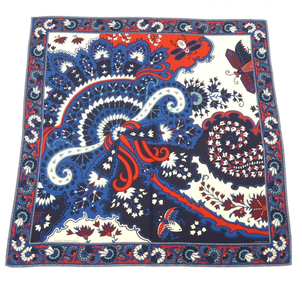 Hermes Paisley From Carre Geant 140 Shawl Scarf