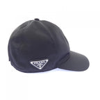 Prada Triangle Logo Baseball Cap Hat — view 4