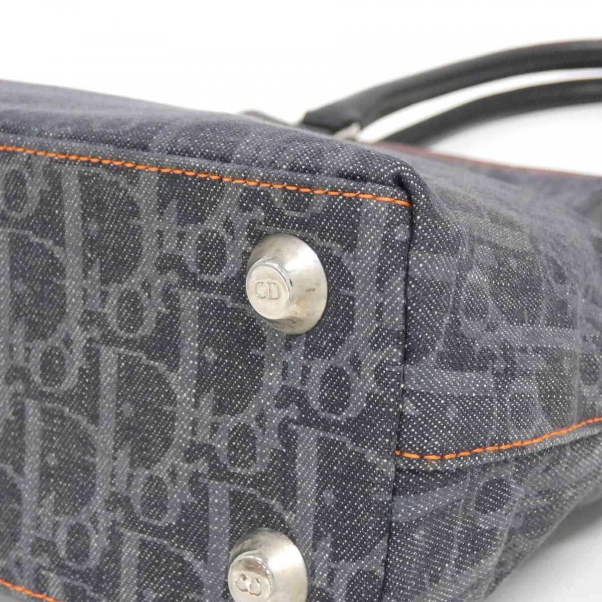 Dior Vintage Bag Handbag Blue — view 3