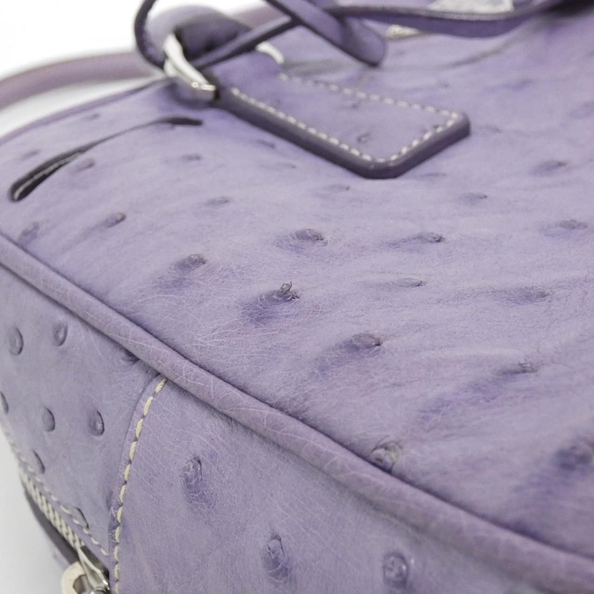 Prada Vintage Bag Handbag Silver — view 4