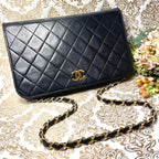 Chanel Quilted Full Flap Vintage Shoulder Bag