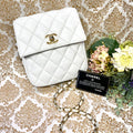 Chanel Vintage Turnlock Quilted Chain Shoulder Bag