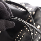 Prada Studs Black Leather 2-Way Bucket Bag — view 6