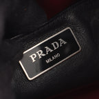 Prada Studs Black Leather 2-Way Bucket Bag — view 4