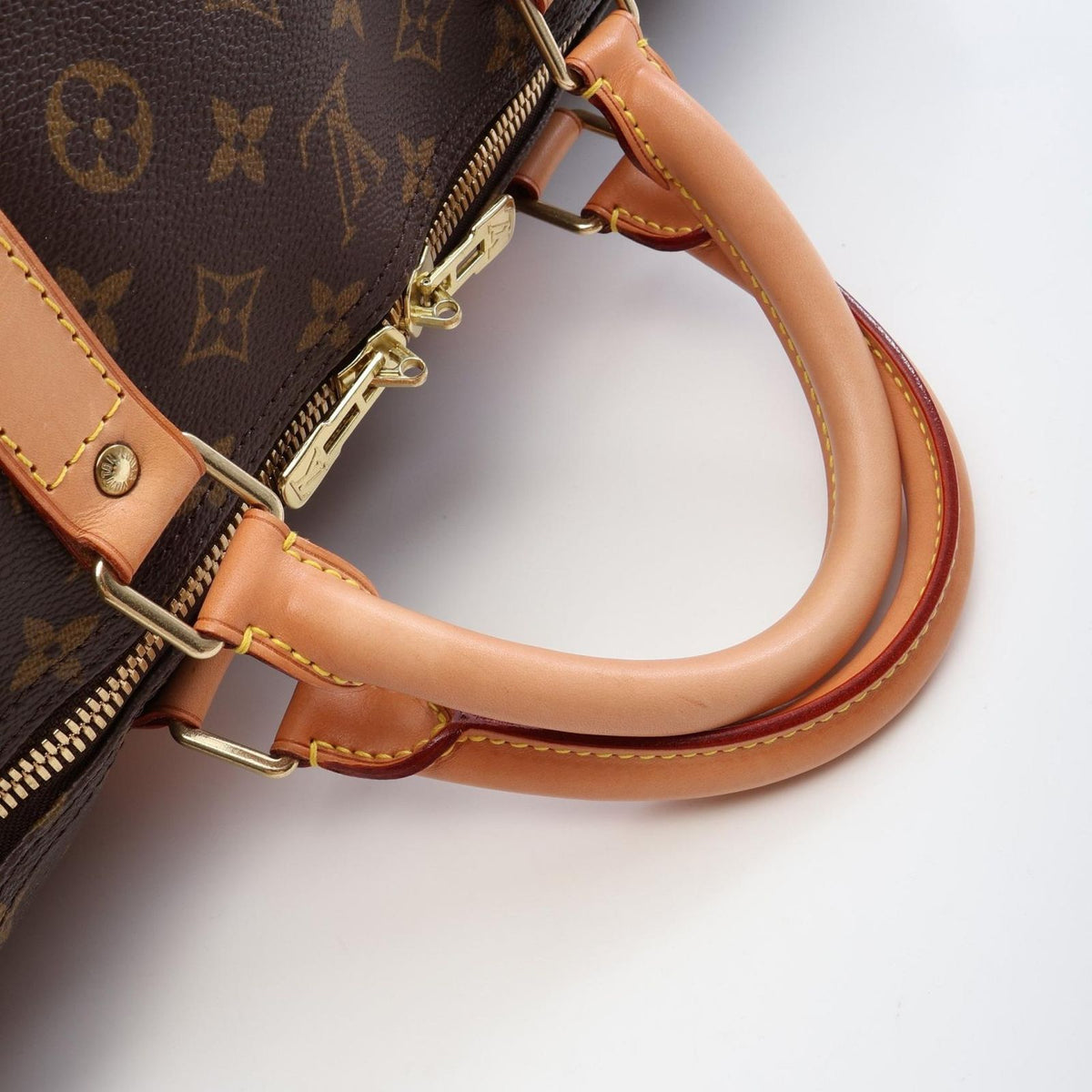 Louis Vuitton Boston Bag Keepall 60 Monogram Leather — view 6