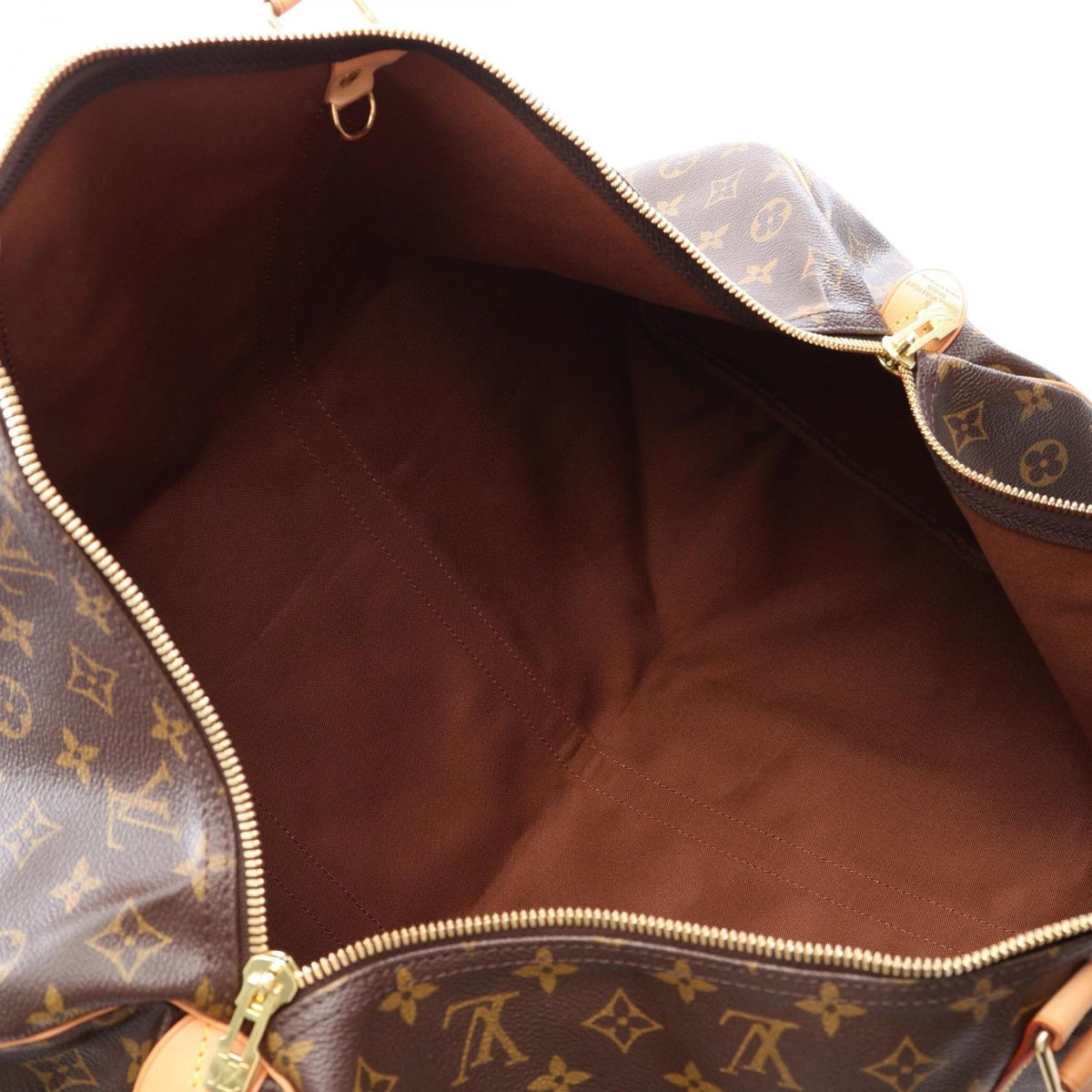 Louis Vuitton Boston Bag Keepall 60 Monogram Leather — view 3