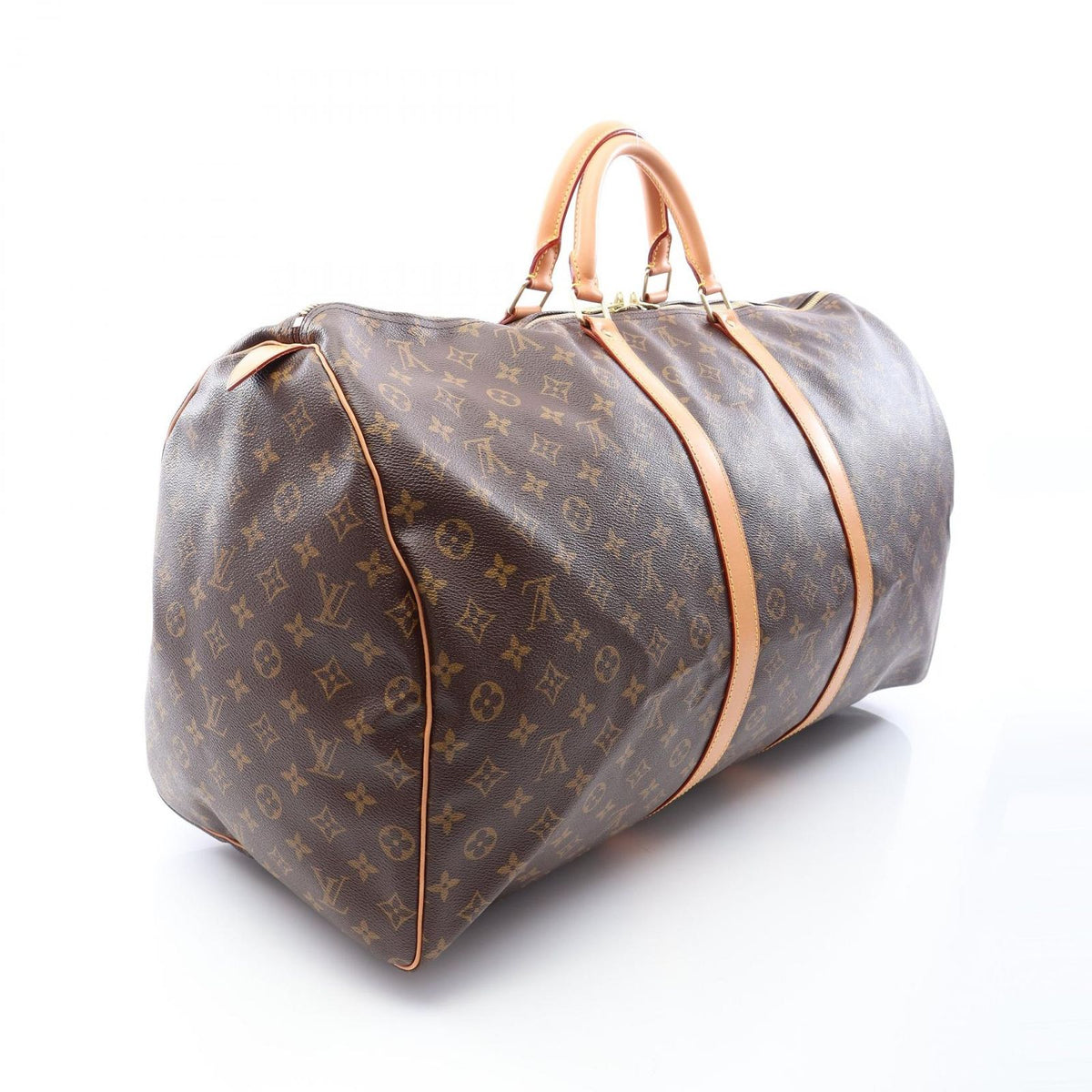 Louis Vuitton Boston Bag Keepall 60 Monogram Leather — view 2