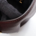 Louis Vuitton Handbag Fold Tote MM Monogram Noir Wine Cream 2-Way Bordeaux — view 8