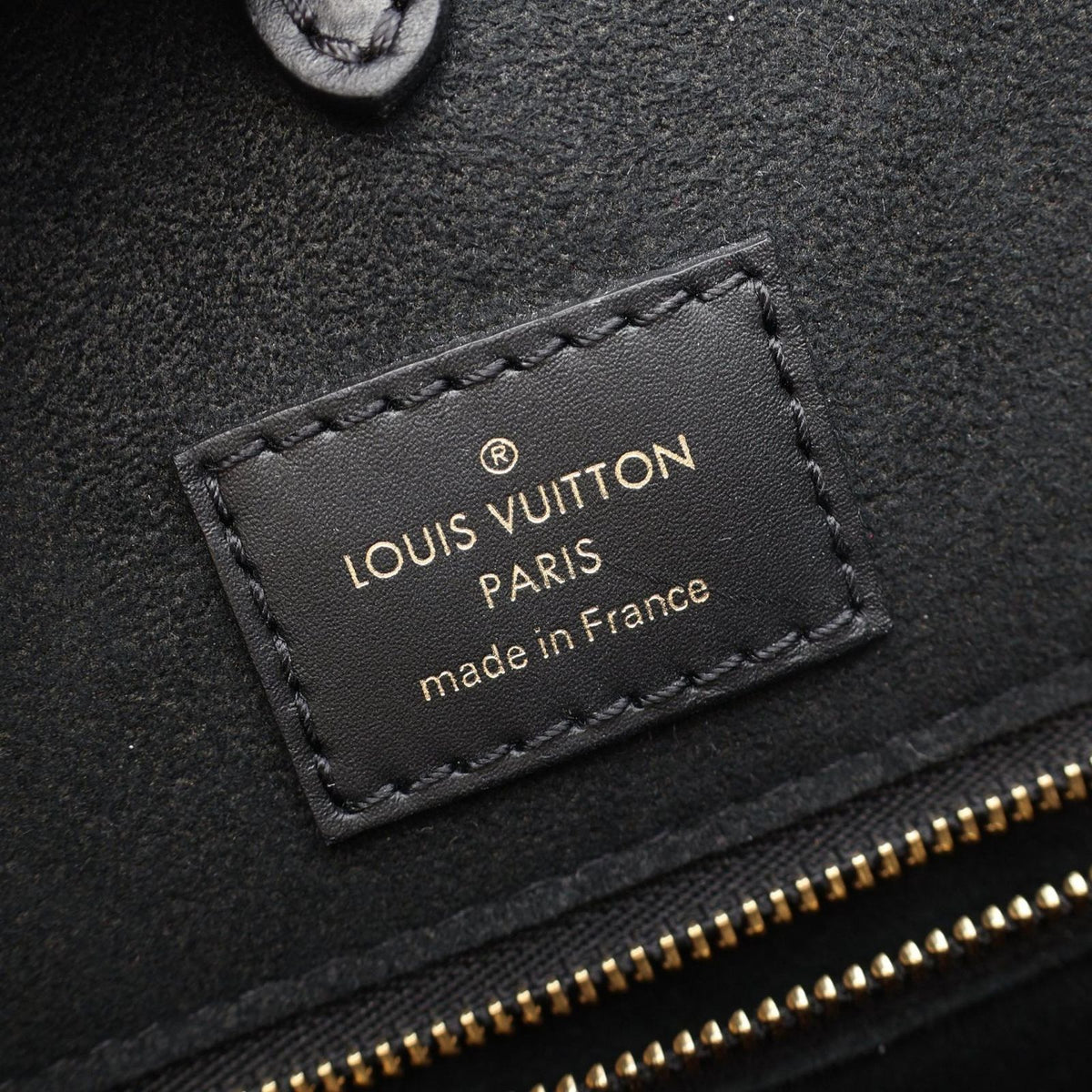 Louis Vuitton Handbag Fold Tote MM Monogram Noir Wine Cream 2-Way Bordeaux — view 4