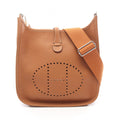 Hermes Shoulder Bag Evelyne 3 Trois PM Gold Leather