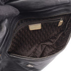Dior Saddle Shoulder Bag Gaucho Black Leather — view 3