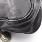 Dior Saddle Shoulder Bag Gaucho Black Leather — view 6