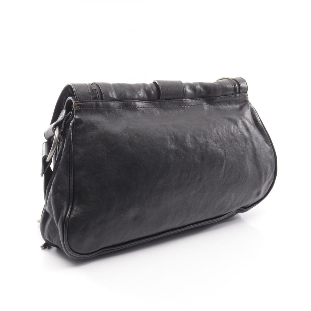 Dior Saddle Shoulder Bag Gaucho Black Leather — view 2