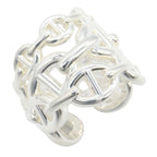 Hermes Ring Enchainee GM 925 Sterling Silver