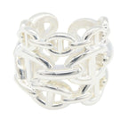 Hermes Ring Enchainee GM 925 Sterling Silver — view 2