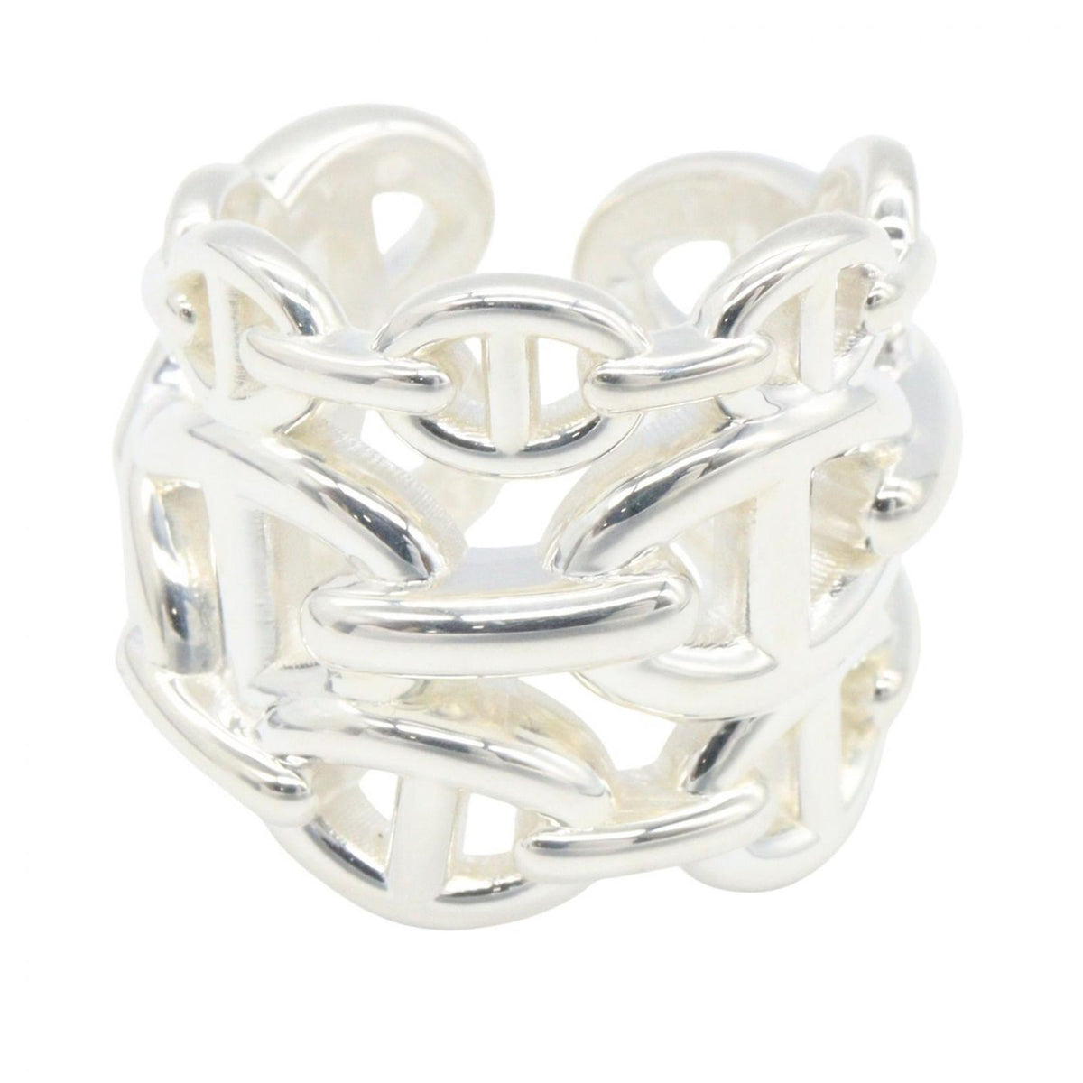 Hermes Ring Enchainee GM 925 Sterling Silver — view 2