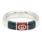 Gucci Ring Web Stripe 925 Sterling Silver — view 2