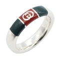 Gucci Ring Web Stripe 925 Sterling Silver