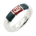 Gucci Ring Web Stripe 925 Sterling Silver