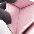 Hermes Bifold Wallet Bearn Compact Mauve Sylvestre Leather — view 7