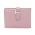 Hermes Bifold Wallet Bearn Compact Mauve Sylvestre Leather