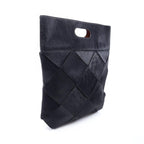 Bottega Veneta Tote Maxi Intrecciato Black Leather Handbag — view 2
