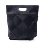 Bottega Veneta Tote Maxi Intrecciato Black Leather Handbag