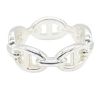 Hermes Ring Chenu D'ancre PM 925 Sterling Silver — view 3