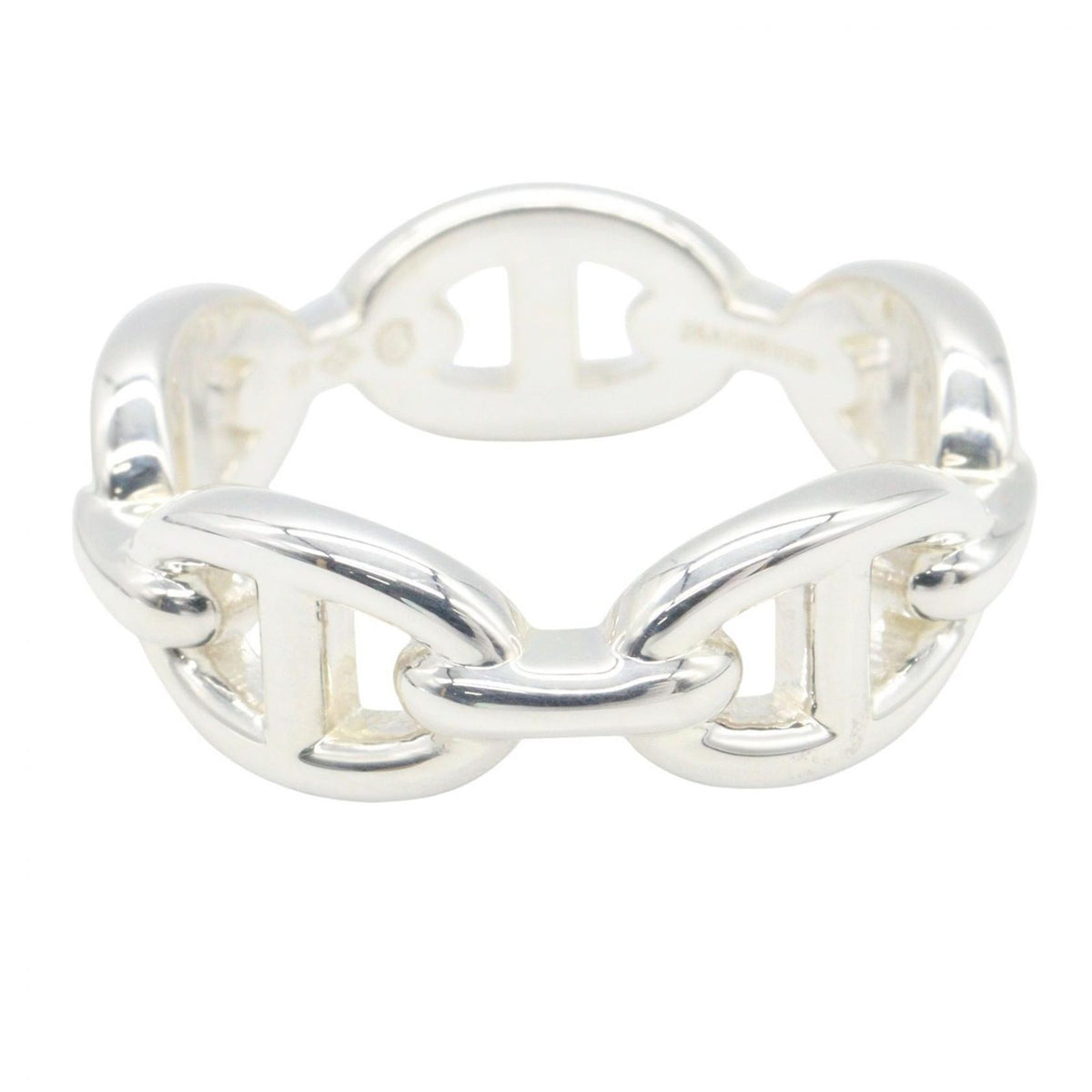 Hermes Ring Chenu D'ancre PM 925 Sterling Silver — view 3