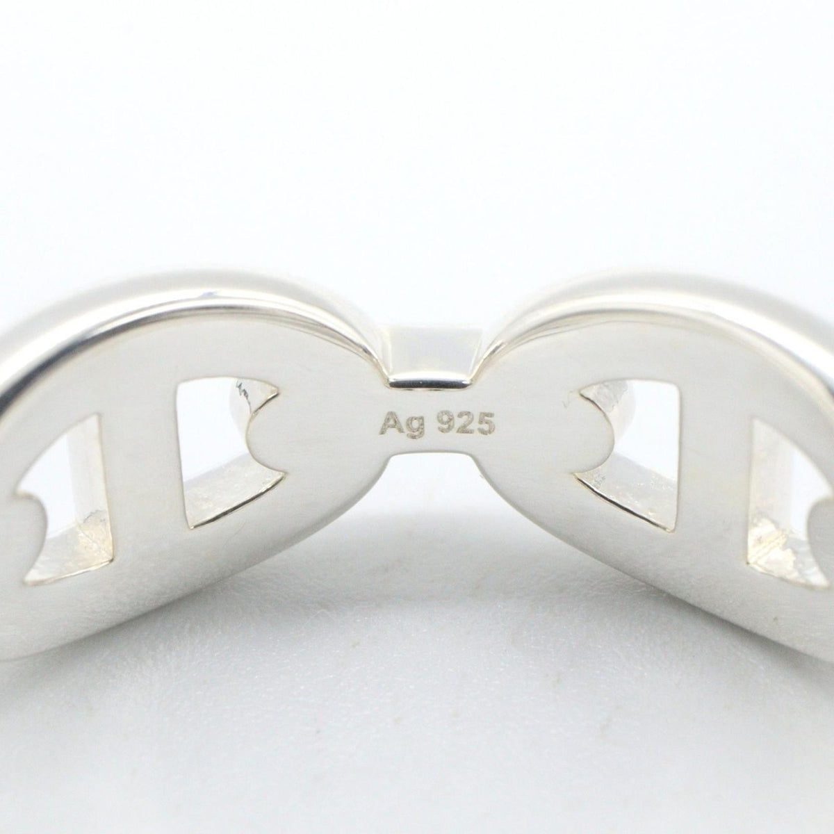 Hermes Ring Chenu D'ancre PM 925 Sterling Silver — view 5