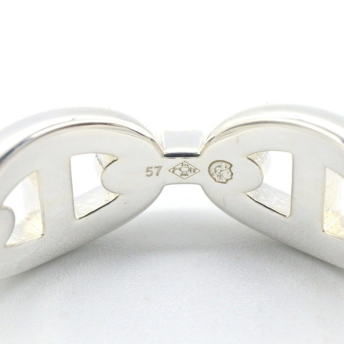 Hermes Ring Chenu D'ancre PM 925 Sterling Silver — view 6