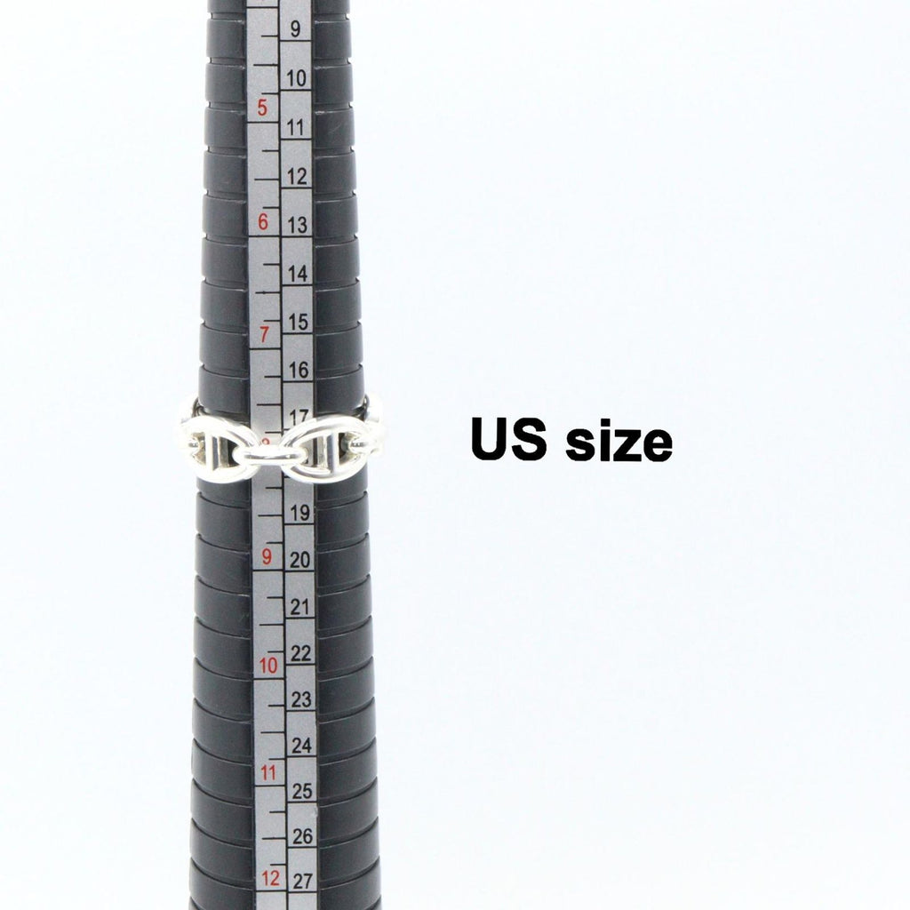 Hermes Ring Chenu D'ancre PM 925 Sterling Silver — view 8