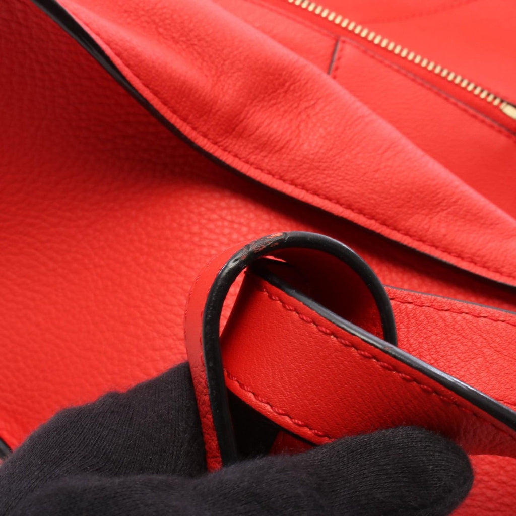 Loewe Handbag Hammock Bag Small 2-Way Red Leather — view 5
